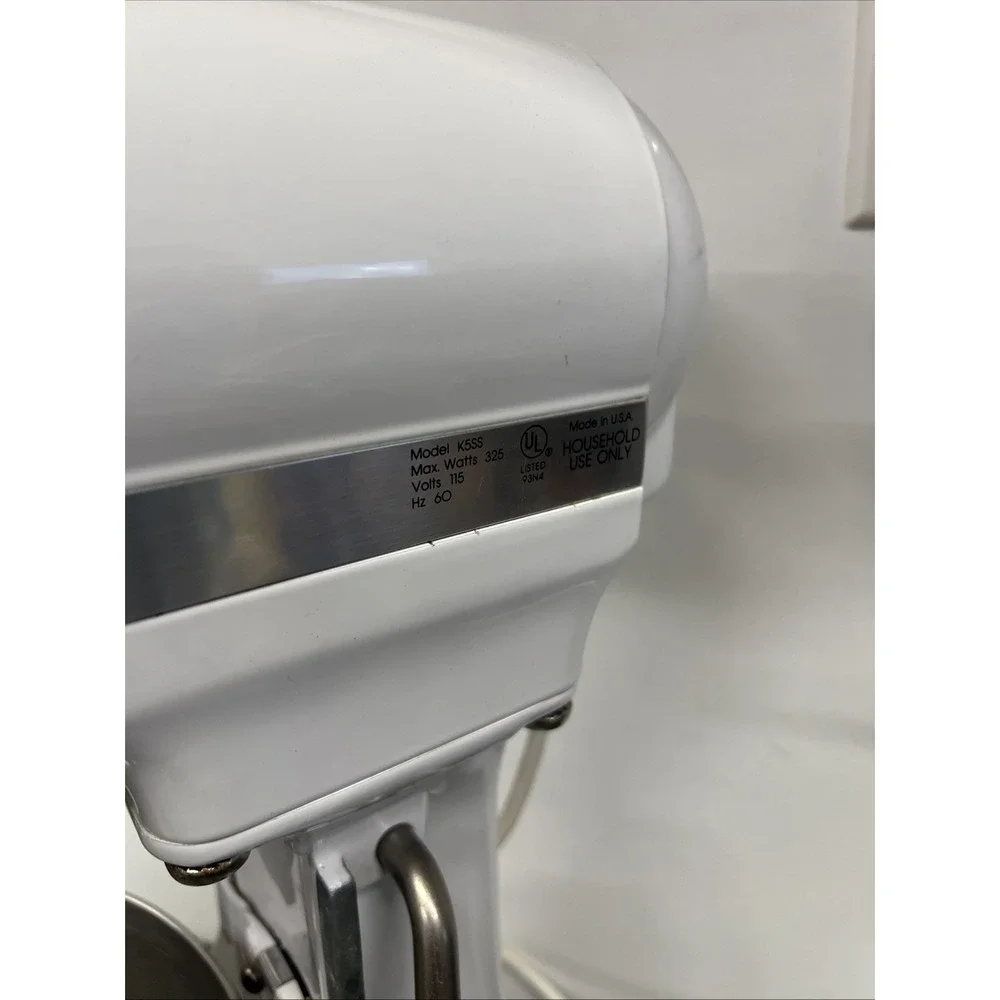 KitchenAid K5SS Heavy Duty 5 Qt Stand Mixer White Parts Repair Not Working